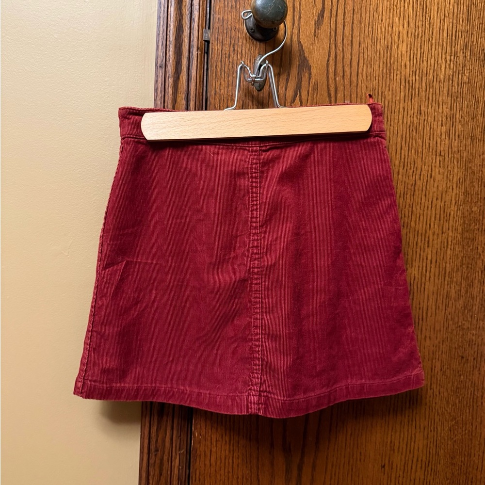 Wilfred A-Line Corduroy Mini Skirt